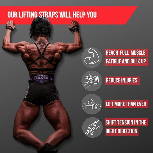 Lift Tech Fitness Correas De Levantamiento De Pesas Para Hom 1