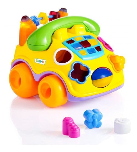 Juego Didáctico Falafone De Arrastre Con Luz Sonido Calesita 0