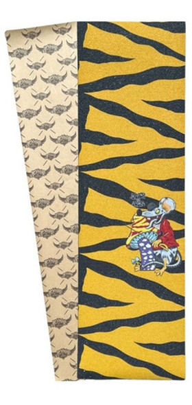 Lixa Skate Jessup Trick Alice Colorida 84x25,5cm Rato Só 0 Lixa Skate Jessup Trick Alice Colorida 84x25,5cm Rato Só 0