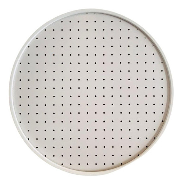Painel Perfurado Branco 50 Cm Redondo Organização E2g Design 0 Painel Perfurado Branco 50 Cm Redondo Organização E2g Design 0