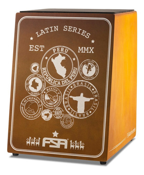 Cajon Fsa New Latin Fl21 Incl. - Cerejeira Acustico Fl 21 0