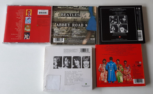 Coleção 5 Cds The Beatles Originais E Impecáveis 1