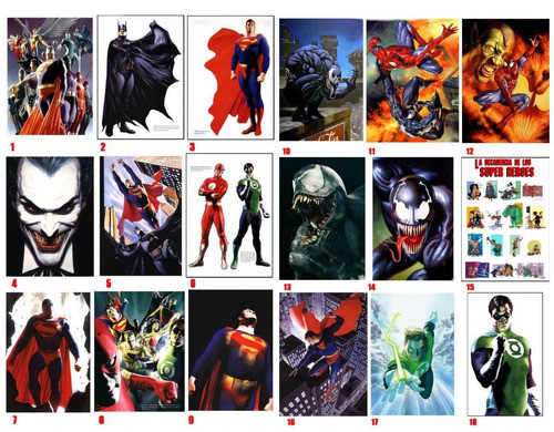 Posters Batman Superman Mazinger Comics Arte Peliculas 0