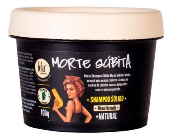 Shampoo Solido Hidratante Morte Subita X100 Gr Lola 0