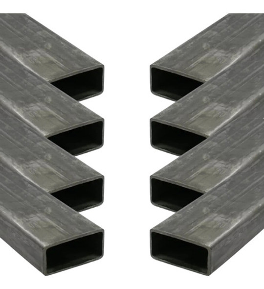 Barra Metalon 50x30 Tubo Retangular Aço 8 Peça De 50cm 0
