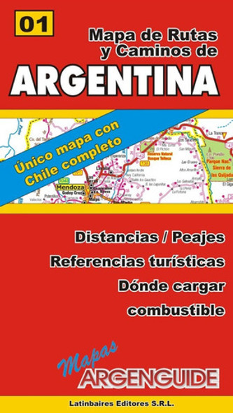 Mapa De Argentina Todas Las Rutas Y Caminos Argenguide 0