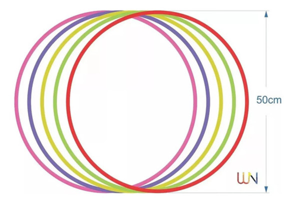 8 Bambolês Colorido 50cm Brinquedo Lembrancinha Infantil 1