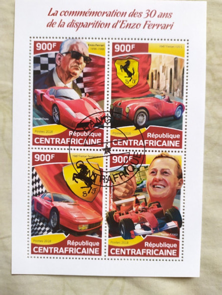 Série Selos (rep. Centrafricane) - Ferrari (carro) 0