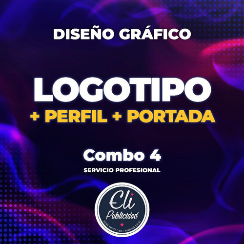 Combo 4 - Logotipo + Perfil + Portada Redes Sociales | Diseñ 0