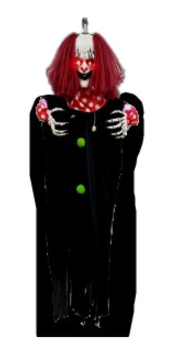 Payaso Colgante Luz Y Sonido Halloween Terrorifico Horror 0