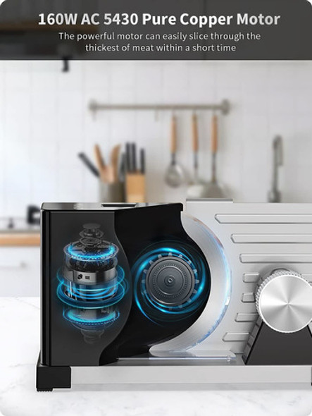 Cwiim - Cortador De Carne Para El Hogar, Cortador Eléctric. 1