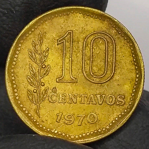Argentina 10 Centavos 1970 Antigua Moneda Colección 0