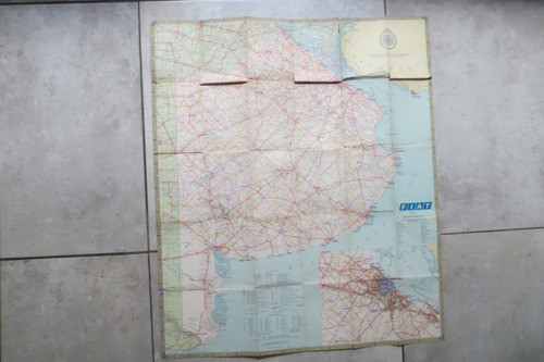 Mapa Carta Turística Zona 6 A.c.a. Provincia De Buenos Aires 1