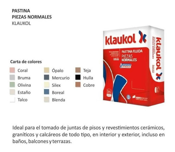 Klaukol Pastina Fluida X 5kg Varios Colores Ceramisur 1