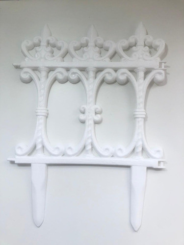 Cerca Plástica Para Jardín (set X 4 U.) Colonial 1
