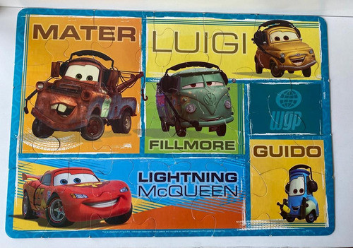Disney Pixar- Cars Rompecabezas + 4 Años - 20piezas Grandes 0