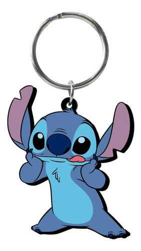 Llavero Disney Stitch Soft Touch De Pvc 0