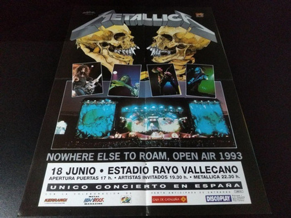 Poster Metallica * Doble Faz * 58 X 41 (r099) 1