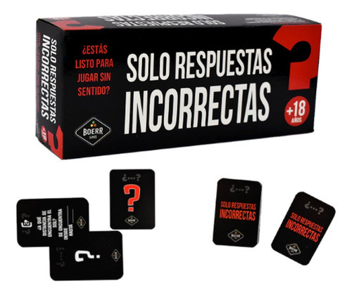 Solo Respuestas Incorrectas Original Boerr Games 18+ 1
