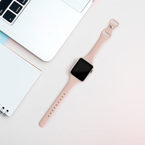 Malla Para Apple Watch 42/44/45mm Se-7a1 - Slim  Rosa Arena 1