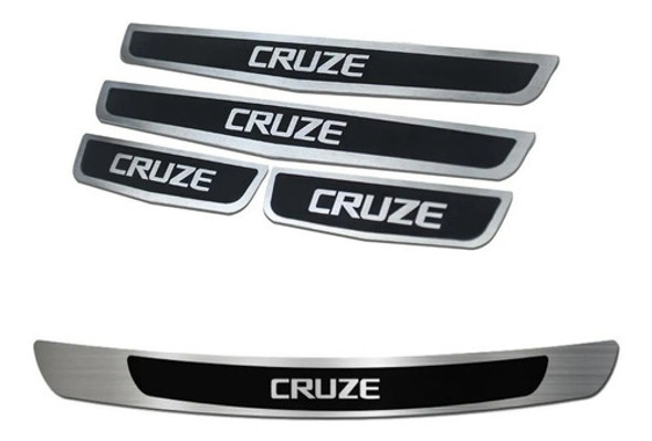 Cubre Zocalo Black P/ Baul Y Puerta P/ Chevrolet Cruze Sedan 0 Cubre Zocalo Black P/ Baul Y Puerta P/ Chevrolet Cruze Sedan 0