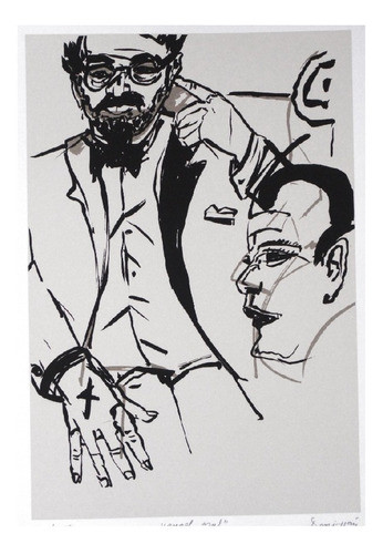 Jorge Demirjian - Ángel Azul - Serigrafía 0