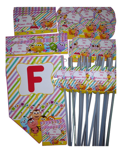 Promo Cotillon Personalizado Bichikids Nena X 20 Chicos 0