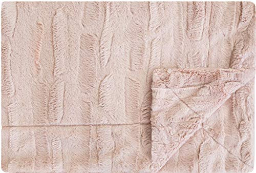 Manta De Color Sólido Premium Minky Couture: Suave, Cálida, 0