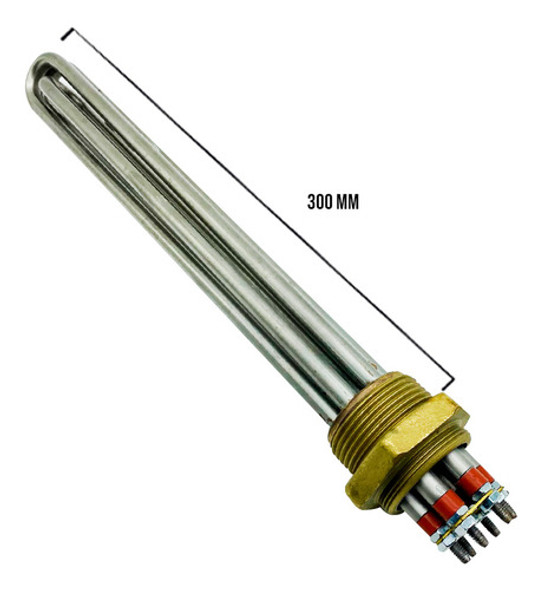 Resistência Elétrica Tubular De Inox / Imersão 1.1/4 5000w 1