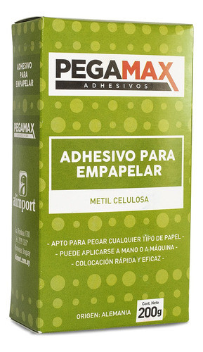 Pegamento Para Empapelar Polvo 200 Grs Solucion Mf Shop Pare 0