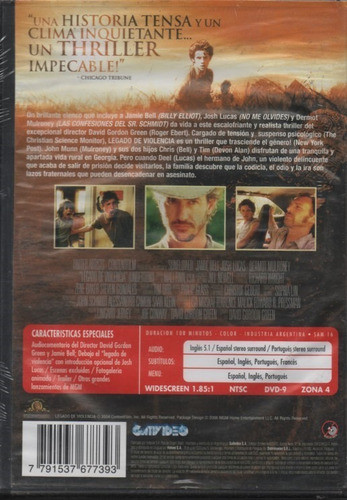 Legado De Violencia - Dvd Nuevo Original Cerrado - Mcbmi 1