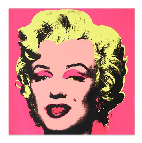 Cuadro Canvas Fine Art Marilyn Monroe Andy Warhol 70x70 Cm 0