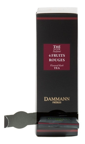 Té Negro Dammann, 4 Frutos Rojos, Francia, Caja 24unid 0