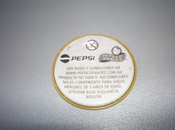Figurita - Tazo De Metal - Lays - Tazo Ganador - Pepsi 1