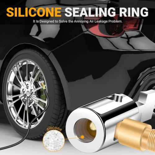 Lumiteco Adaptador De Manguera De Inflador De 1