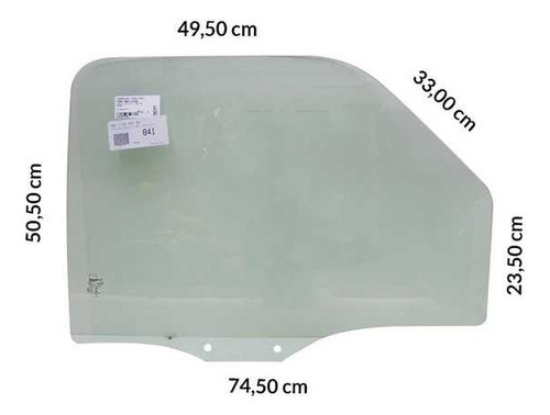 Vidro Porta Dianteira Direita Ford Ranger - 1996 A 2011 1