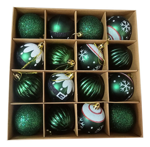 Lekejia 16ct 2.36  /60 Mm Adornos De Bolas De Navidad Juego 0