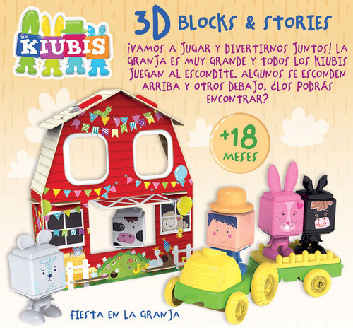 Puzzle Rompecabeza 3d Fiesta En La Granja Kiubis Educa Atrix 1