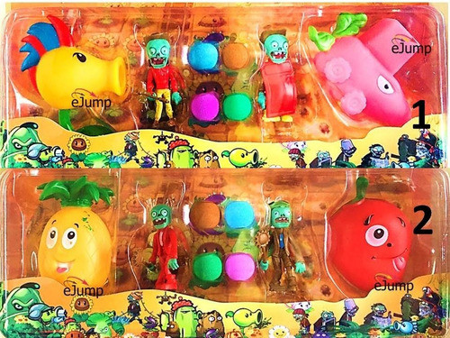 Juguete Planta Vs Zombies X 4 Varios Modelos Dia Del Niño 1