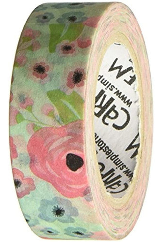 Historias Simples Romance Washi  Cinta Adhesiva Con Estampad 0