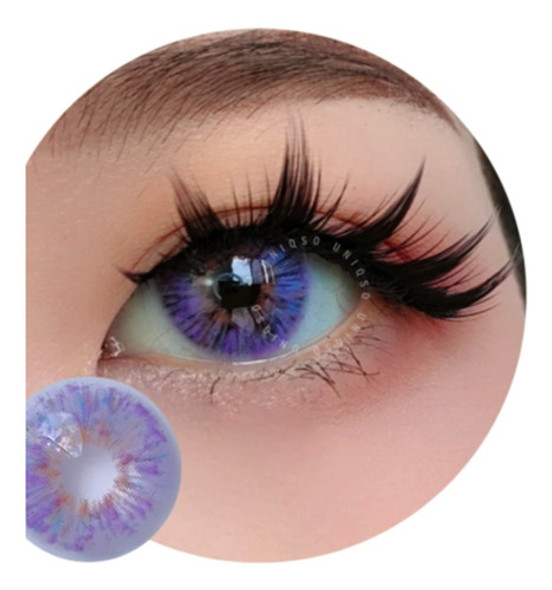 Lentes Cosméticos Celestes, Verdes, Violetas, Azul 0