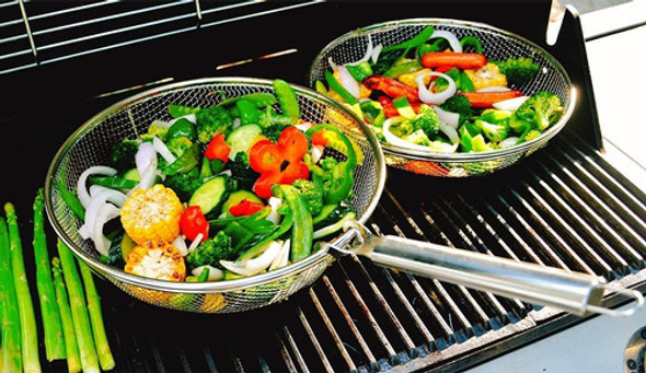 Cesta Para Asar Vegetales Con Tapa 1 Cesta Para Asar Vegetales Con Tapa 1