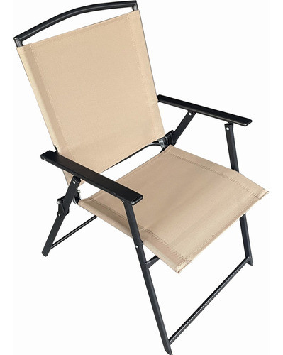 Silla Plegable De Jardin Beige Crema - Alaska 0