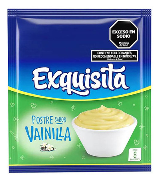 Postre Sabor Vainilla Light Exquisita 50 G 0