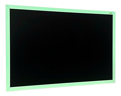 Lousa Com Moldura Em Madeira Verde 60x40cm Quadro Mdf Stalo 0