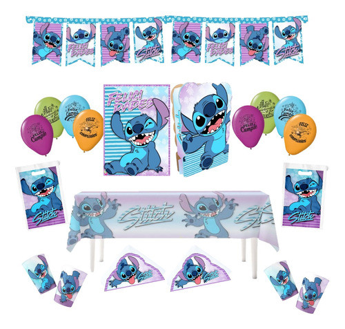 Combo Cotillón - Licencia Oficial - 30 Niños - Stitch 0