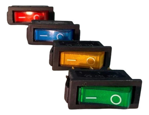 Llave Interruptor Tecla Auxiliar Tablero Auto C/ Luz 12v P20 0