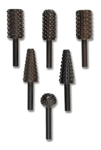 Kit X 6 Fresa Lima Escofina Para Taladro Kwb 495500 0