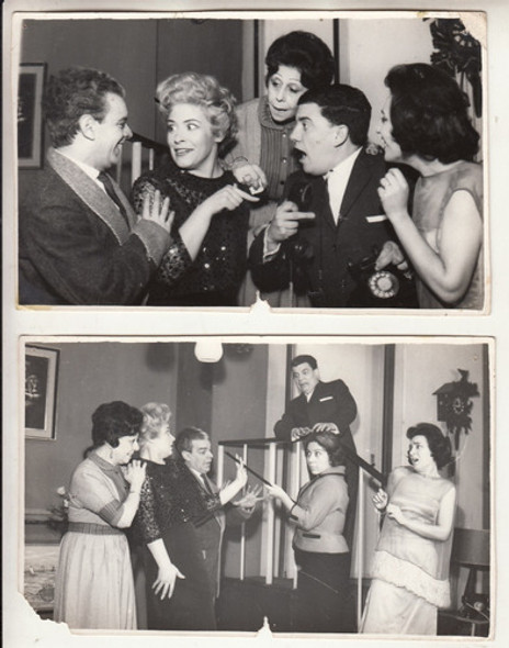 Lote 2 Fotografias Radio Teatro Uruguay Ruben Garcia Y Otros 0