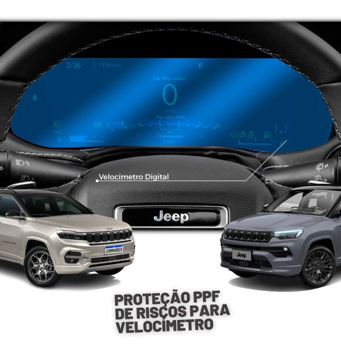 Película Proteção Velocímetro Digital Compass E Commander 1